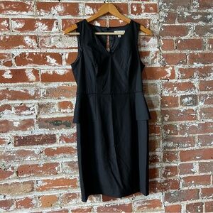 Banana Republic Black Peplum Sheath Dress